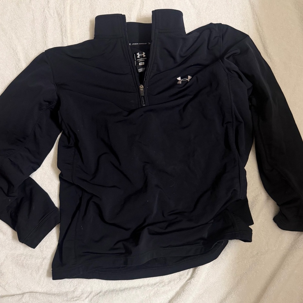 Under Armour Black Half-Zip Performance Pullover